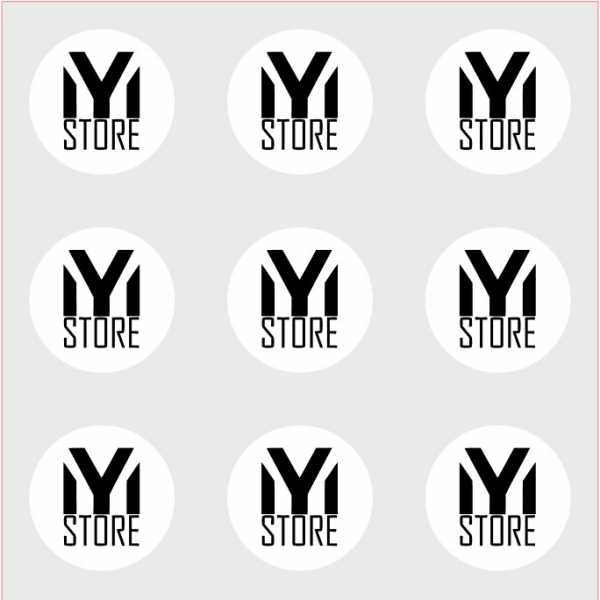 Sticker met logo