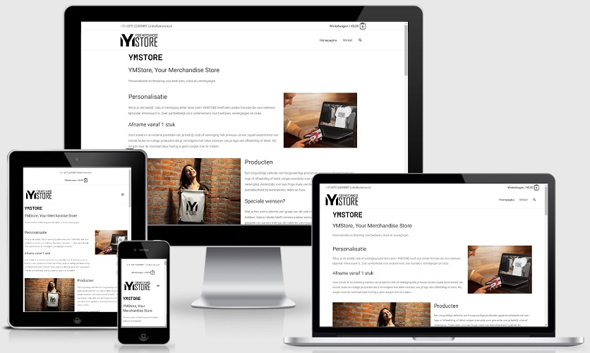 Webwinkel YMstore